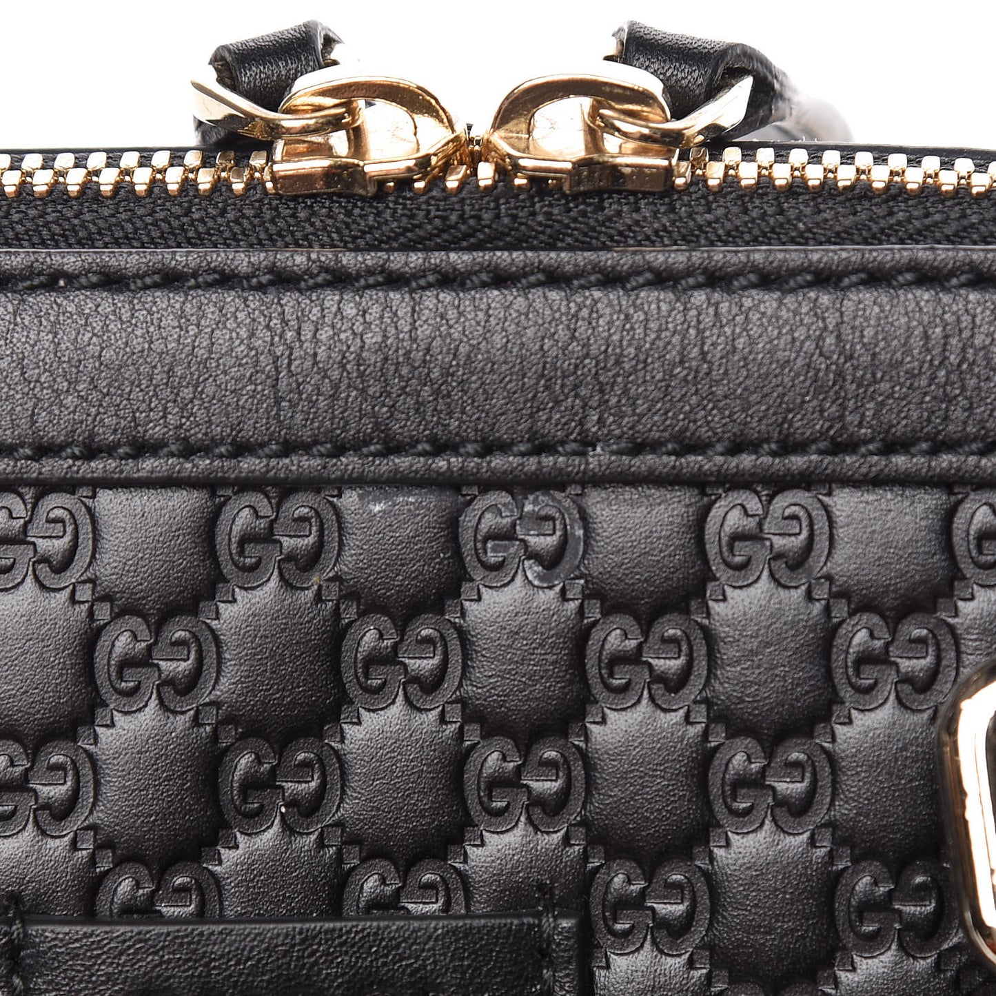 Microguccissima Mini Dome Bag Black