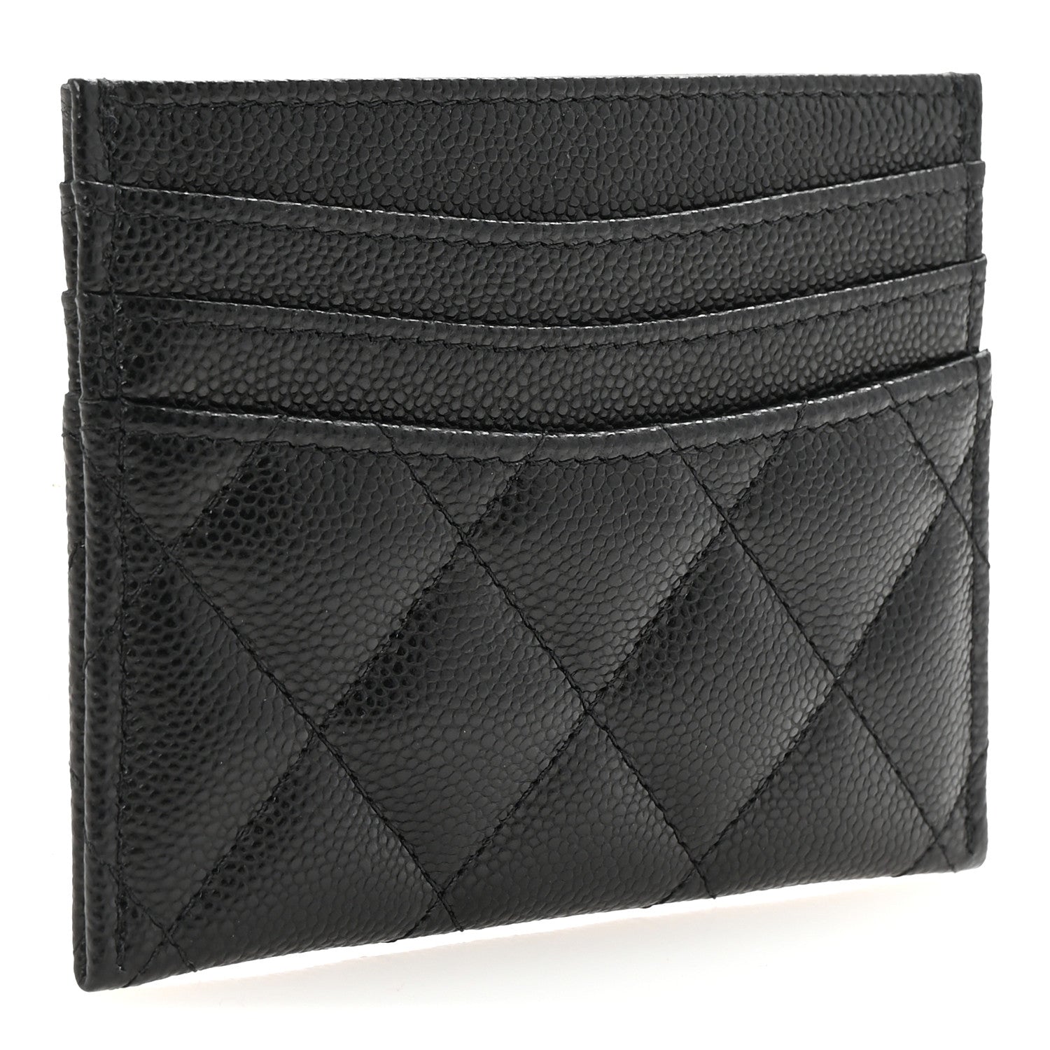Chanel Caviar Quilted Multi Card Holder Black 3 of 8