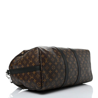 Louis Vuitton Monogram Macassar Keepall Bandouliere 45 3 of 9