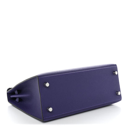 Hermes Epsom Kelly Sellier 25 Purple 3 of 9