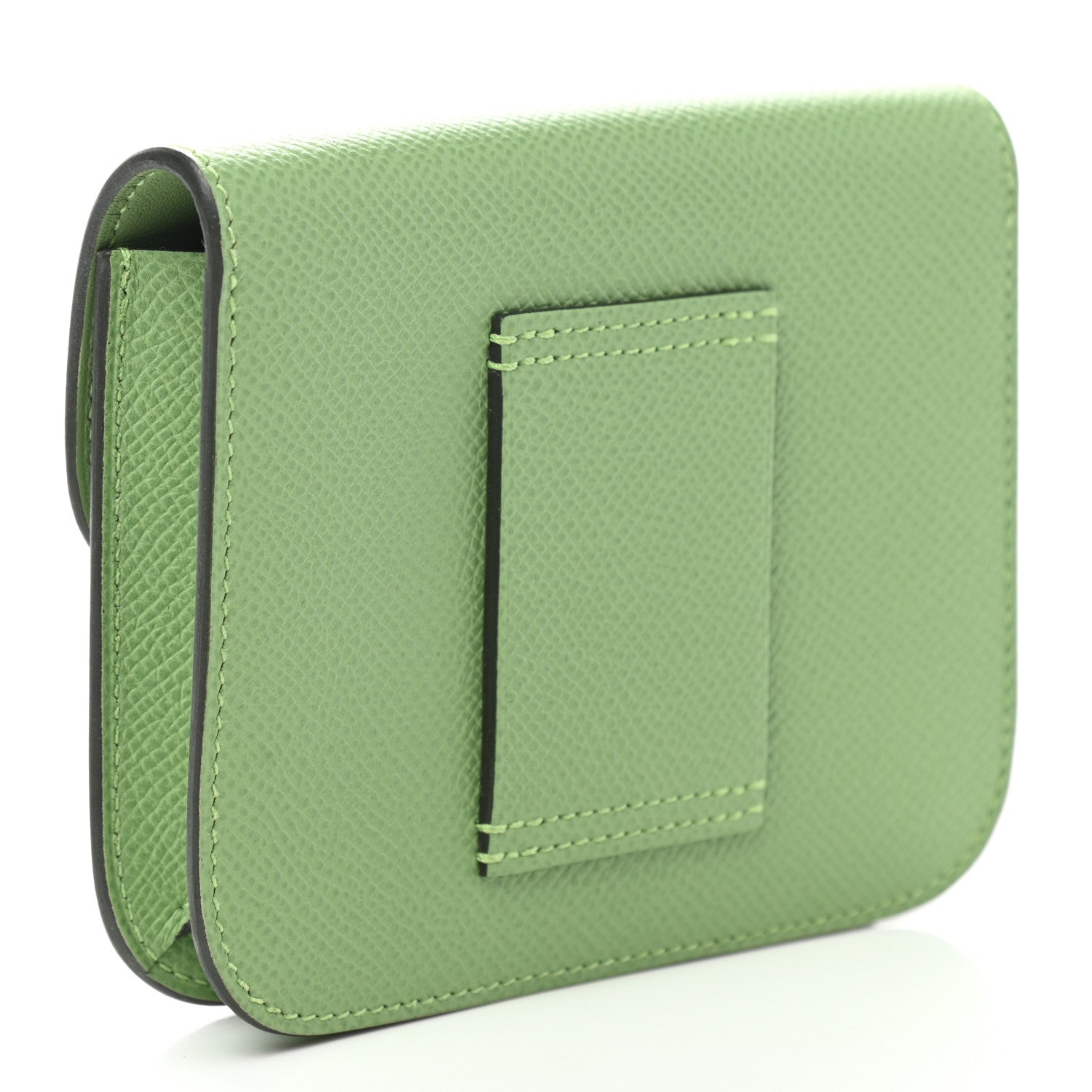 Hermes Epsom Constance Slim Wallet Vert Criquet 4 of 9