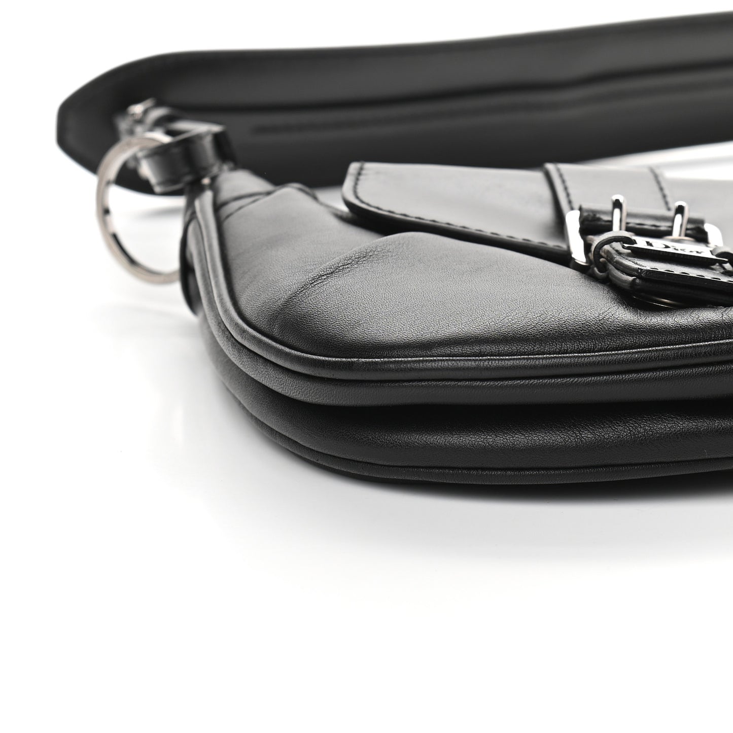 Calfskin Shoulder Bag Black