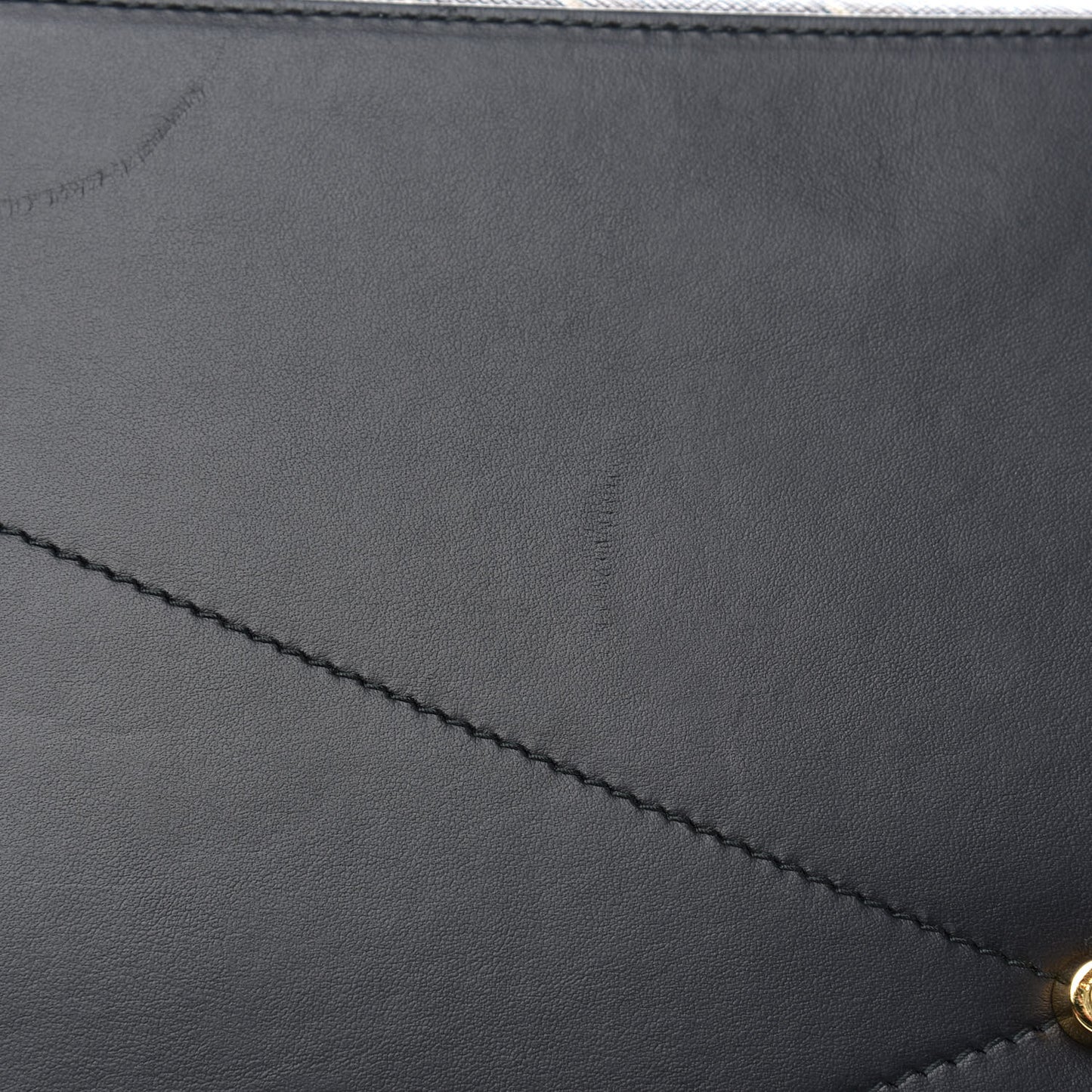 E-Canvas Monogram Extra Large Society Top Handle Bag Bridle Brown