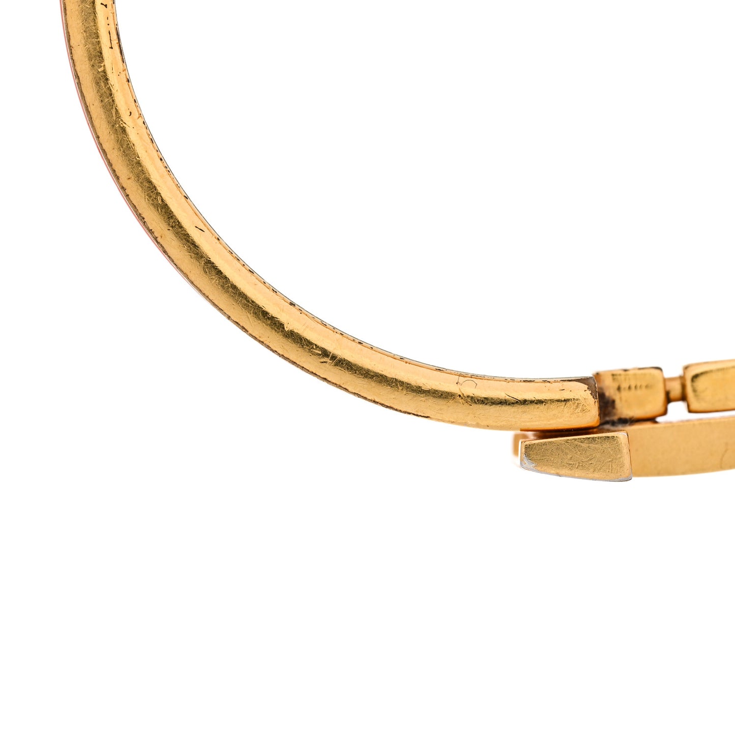 Enamel Narrow Clic Clac H Bracelet PM Orange