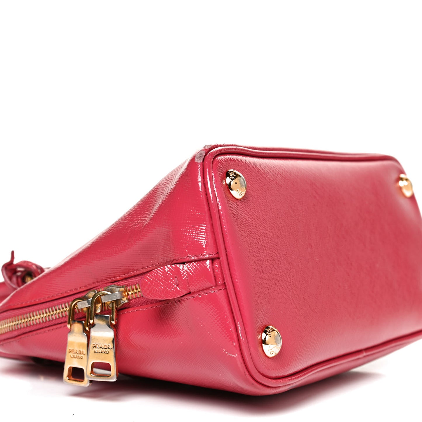 Saffiano Vernice Mini Promenade Double Zip Tote