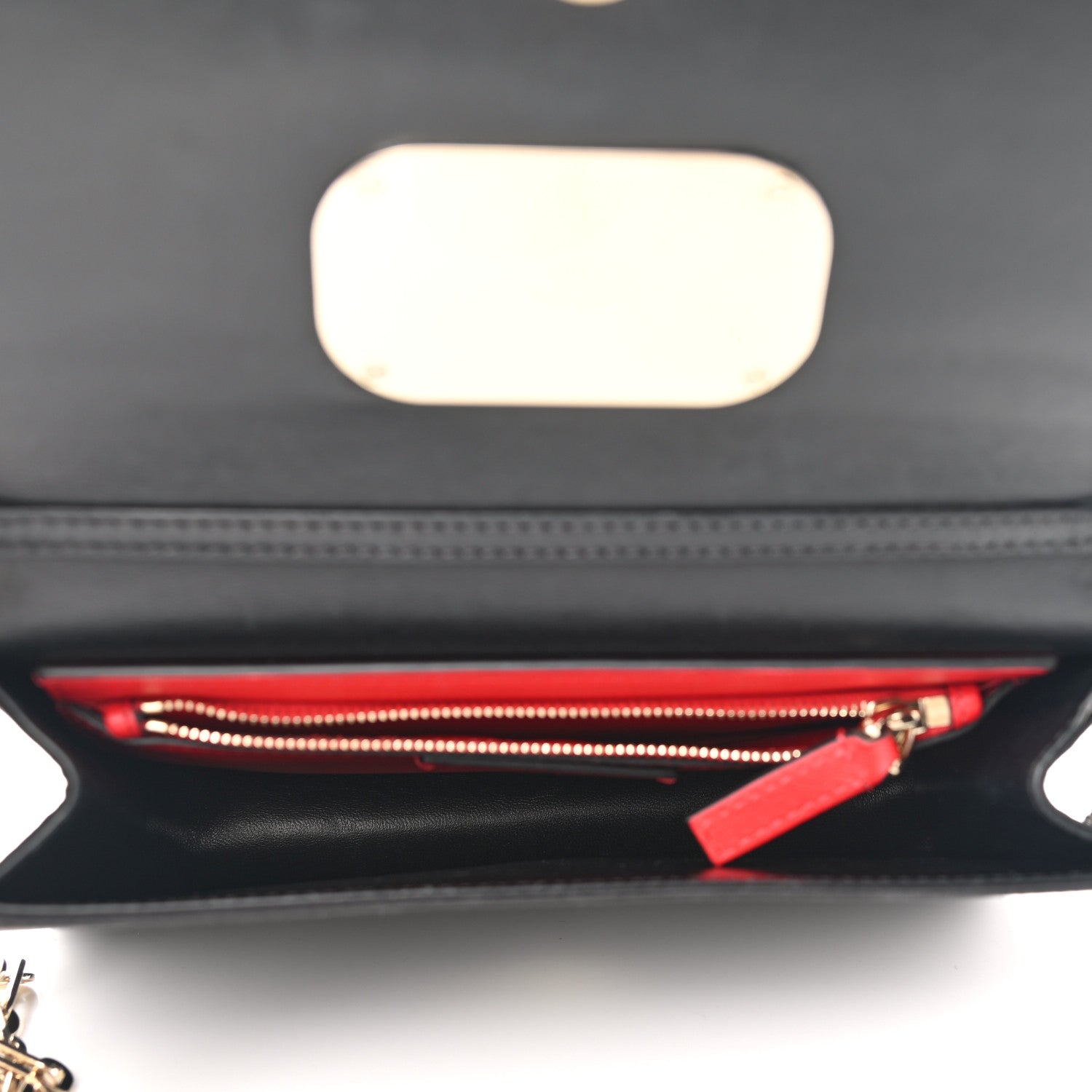Valentino Garavani Silk Satin VCase Shoulder Bag Black 4 of 10