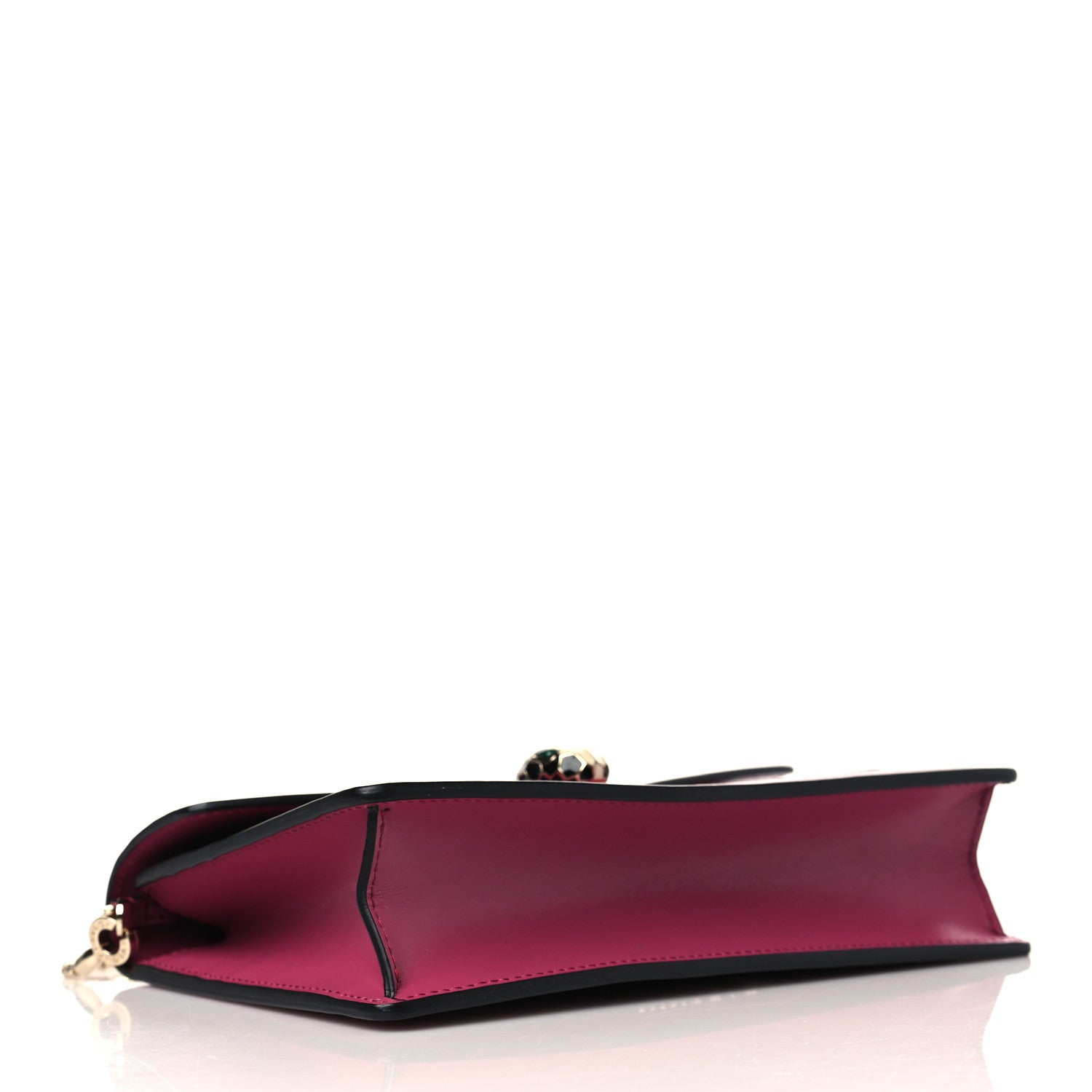 Bulgari Calfskin Serpenti Forever Crossbody Bag Plum 4 of 7