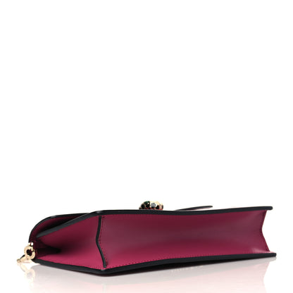 Bulgari Calfskin Serpenti Forever Crossbody Bag Plum 4 of 7