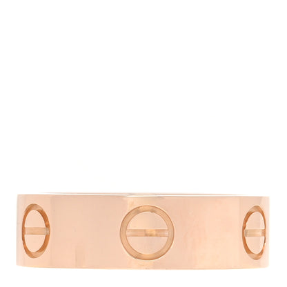 Cartier 18K Pink Gold 5.5mm LOVE Ring 50 5.25 1 of 4