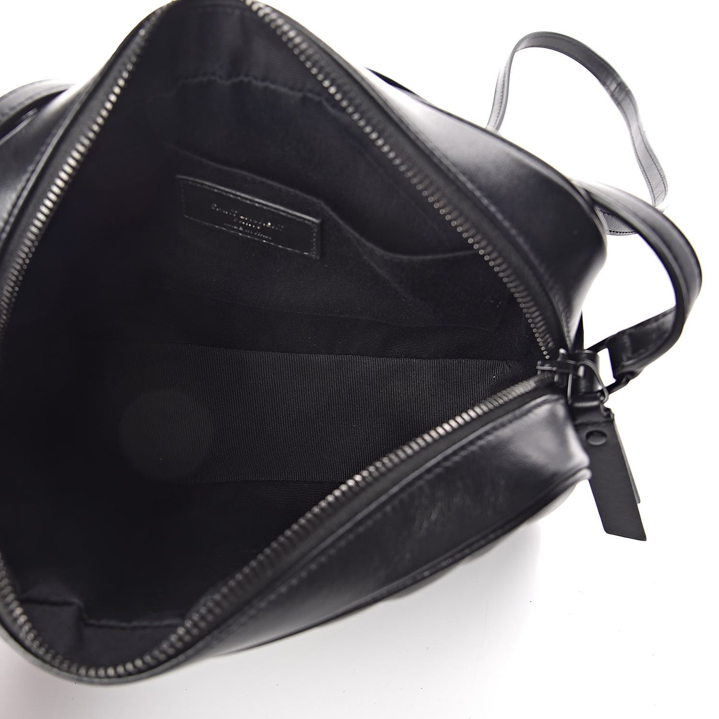 Calfskin Matelasse Monogram Lou Camera Bag Black