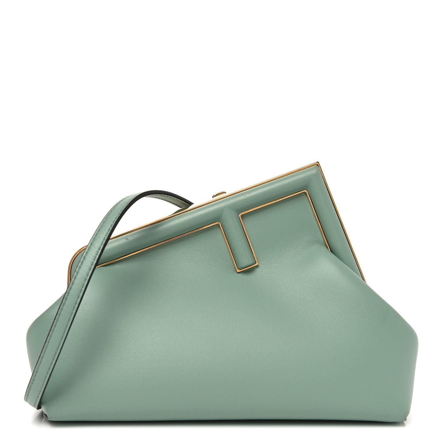 Shiny Nappa Small Fendi First Menta