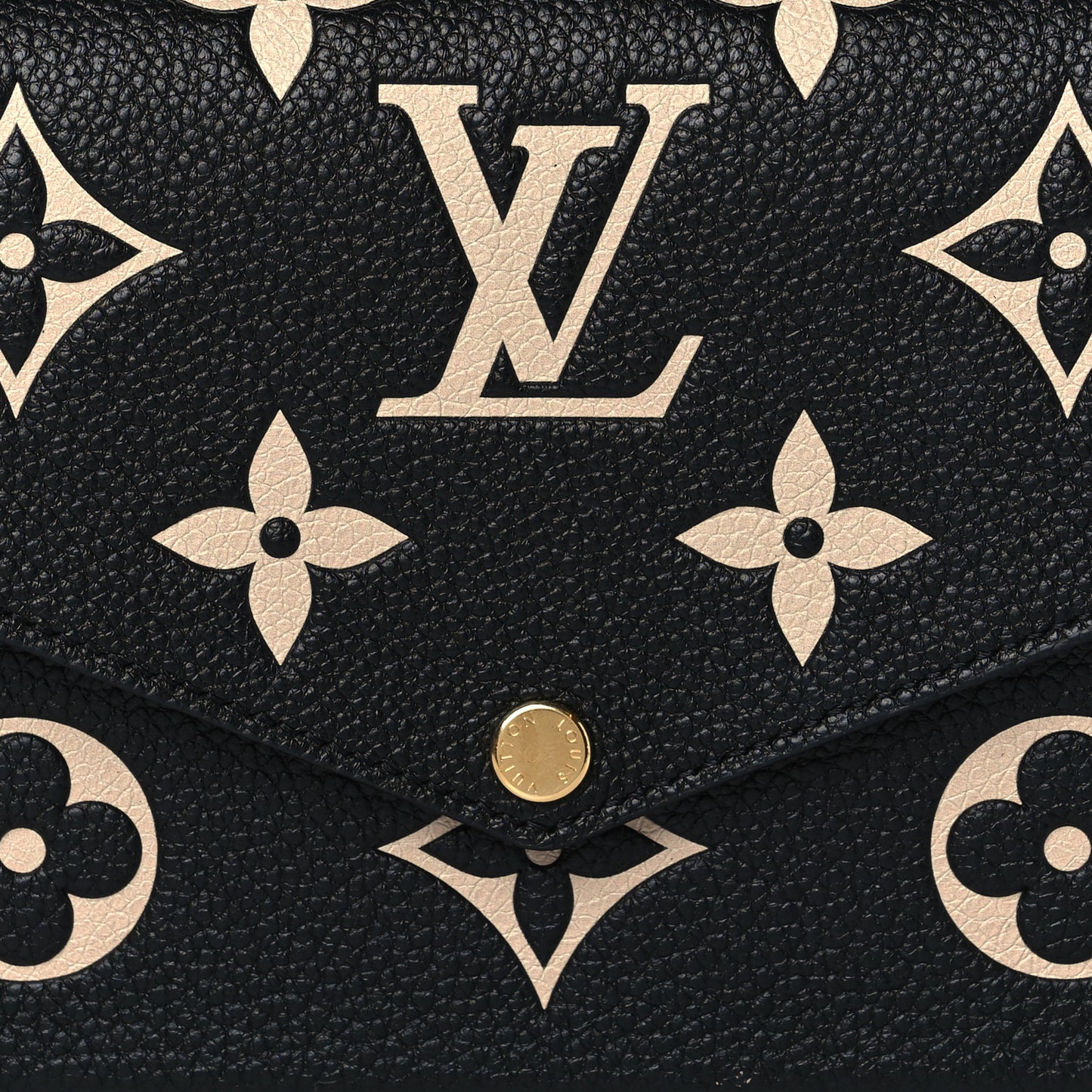 Empreinte Monogram Giant Felicie Pochette Black Beige