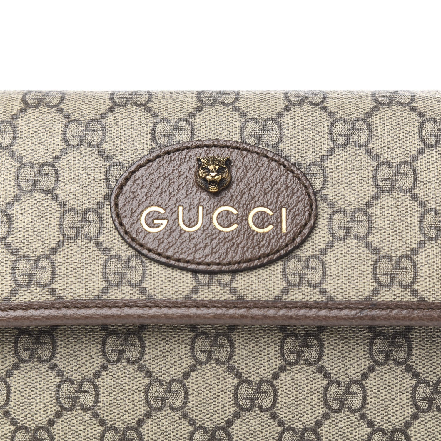 Gucci GG Supreme Monogram Neo Vintage Web Belt Bag Brown 10 of 10