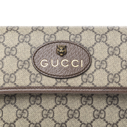 Gucci GG Supreme Monogram Neo Vintage Web Belt Bag Brown 10 of 10