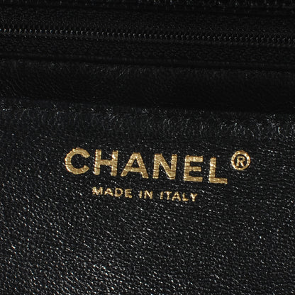 Chanel Caviar Kelly Jumbo Flap Bag Black 8 of 9