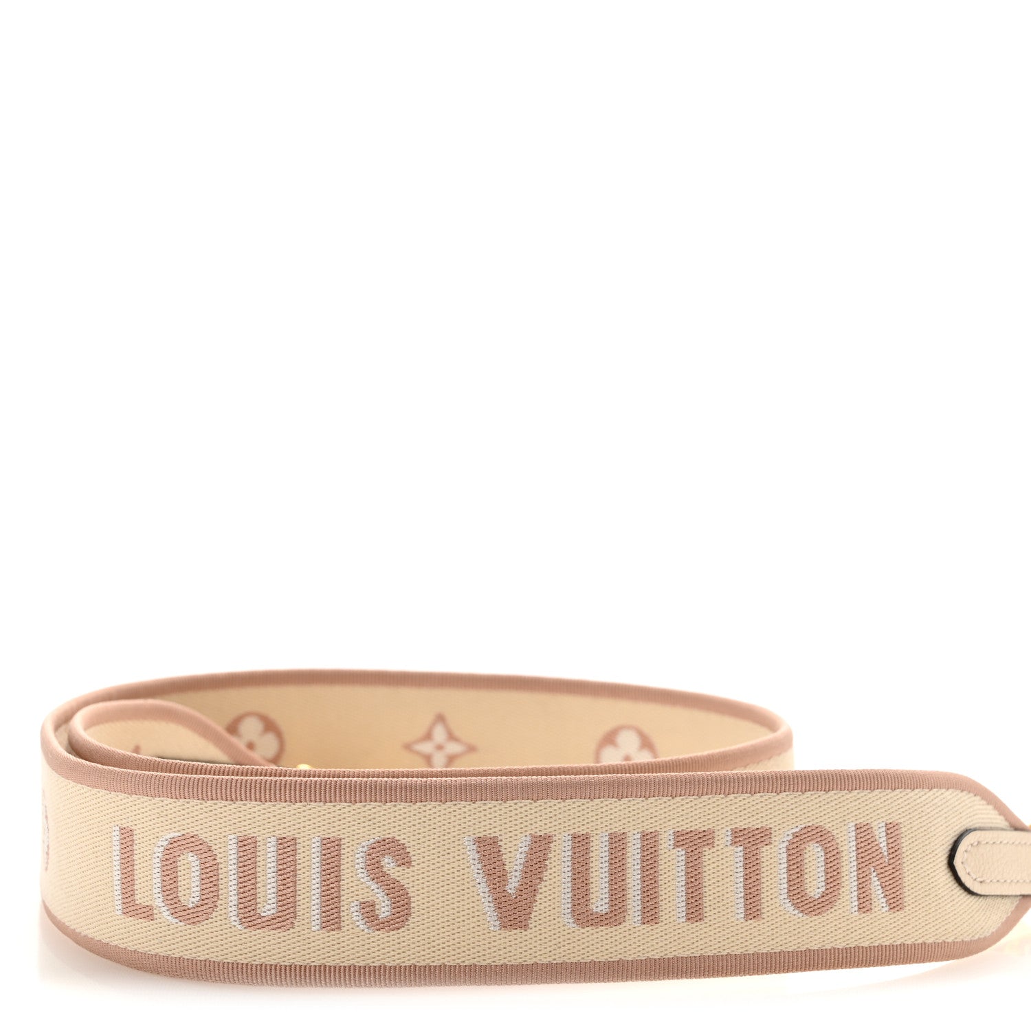 Louis Vuitton Jacquard Diane Shoulder Strap Creme Beige 4 of 5