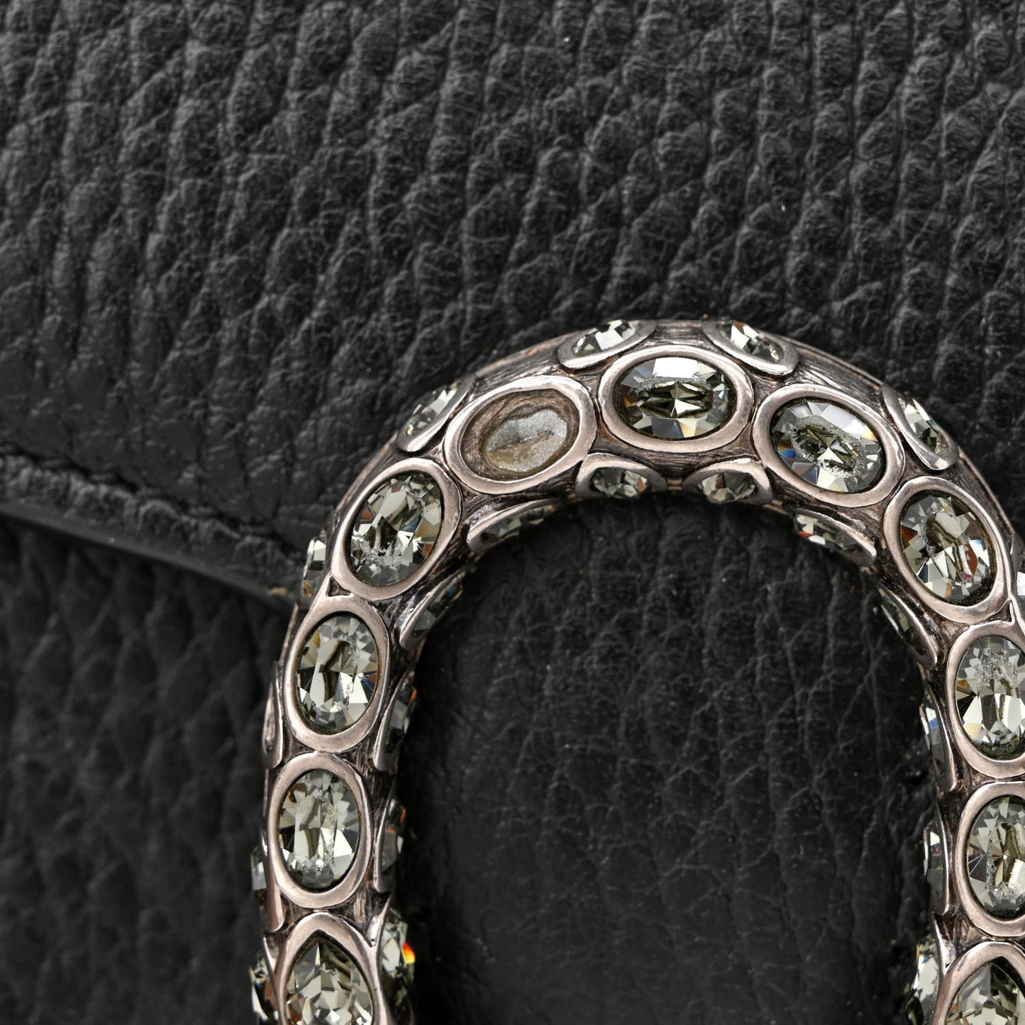 Calfskin Mini Dionysus Chain Wallet Black