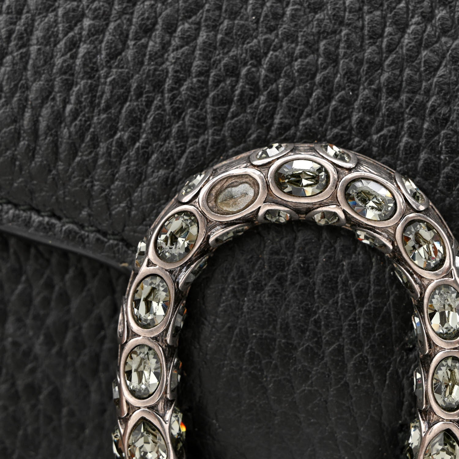 Gucci Calfskin Mini Dionysus Chain Wallet Black 13 of 15