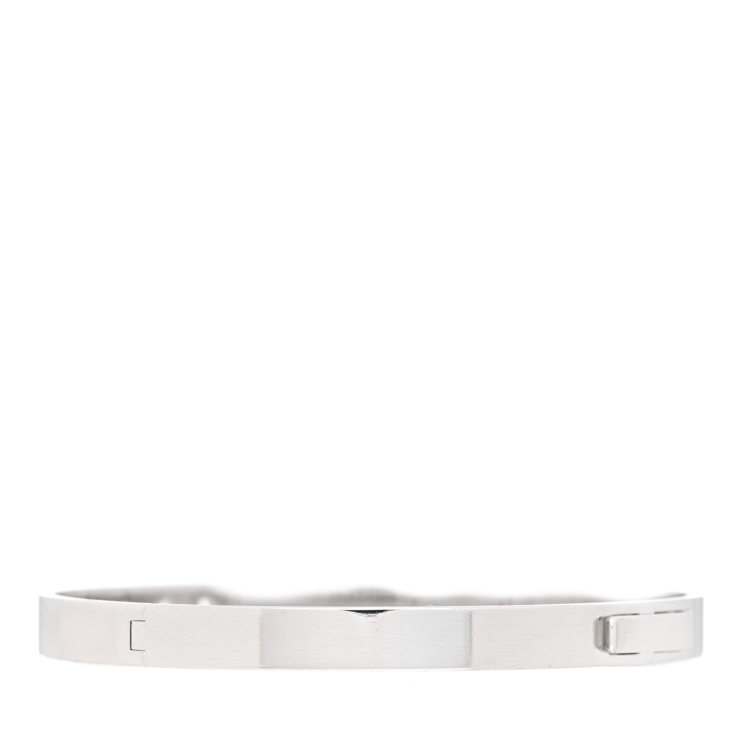 18K White Gold Diamond PM H D'Ancre Bracelet ST
