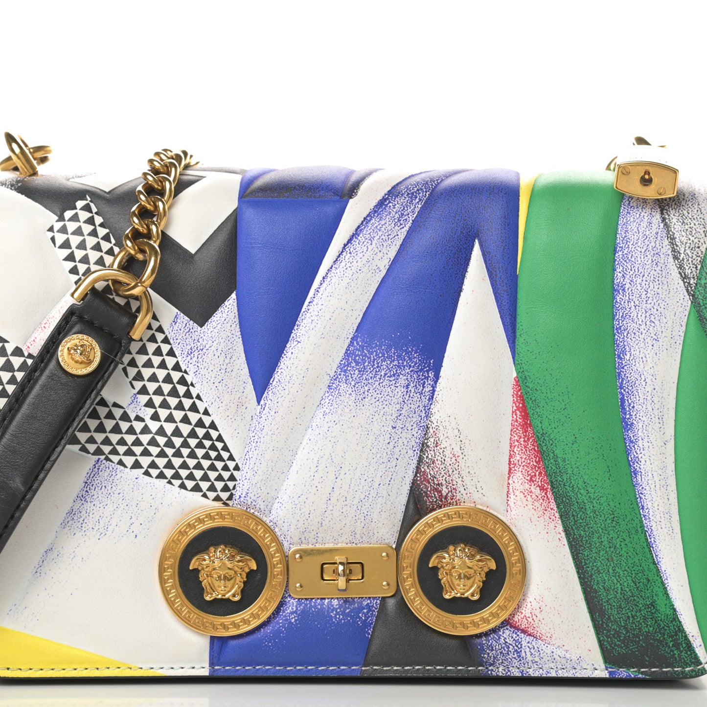Nappa The Clash Print Tribute Shoulder Bag Black Multicolor