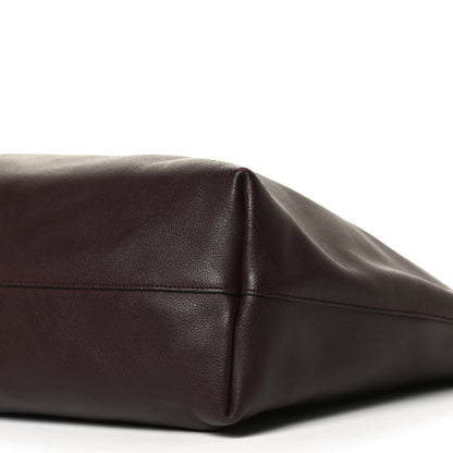 Saint Laurent Calfskin Large Shopping Tote Bordeaux 12 of 12