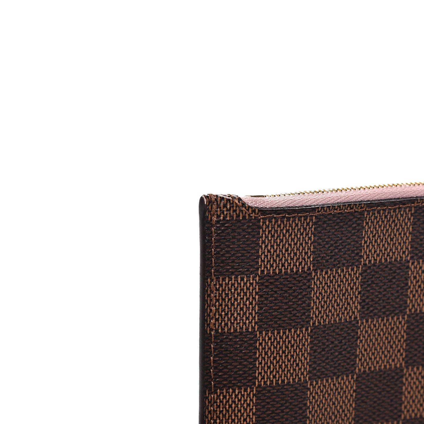Damier Ebene Neverfull MM GM Pochette Rose Ballerine
