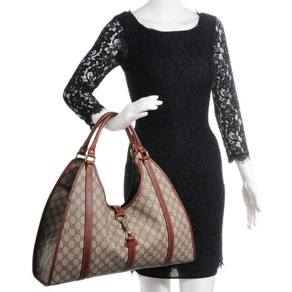 Gucci GG Plus Monogram Medium Joy Shoulder Bag Brown 2 of 9