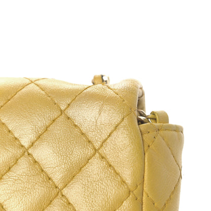 Chanel Iridescent Lambskin Quilted Extra Mini Precious Jewel Flap Yellow 6 of 6