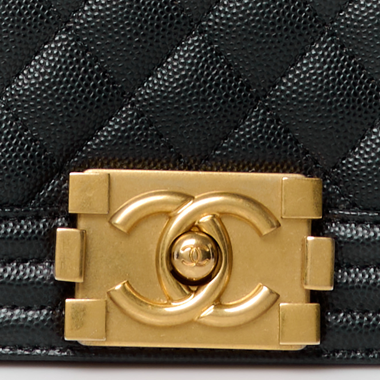 Chanel Caviar Quilted Medium Boy Flap Black 9 of 13