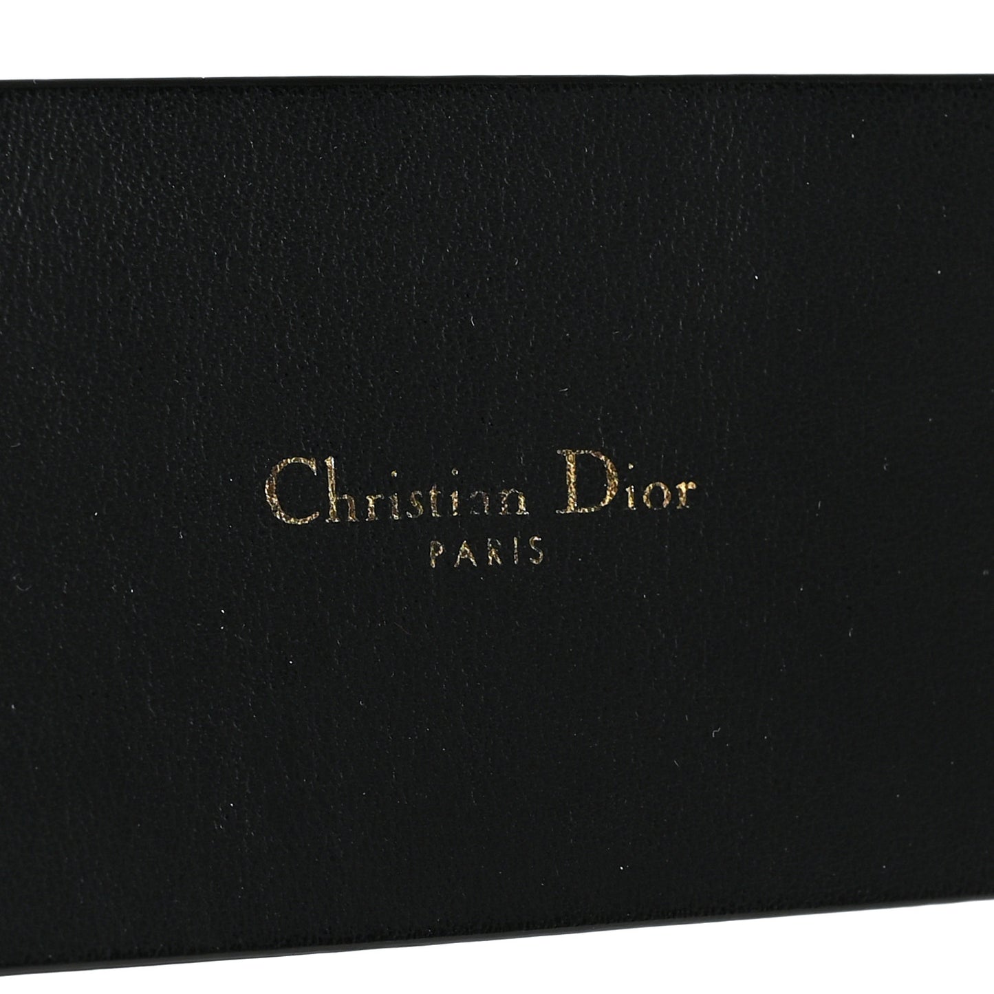 Calfskin Diorquake Belt 75 Black
