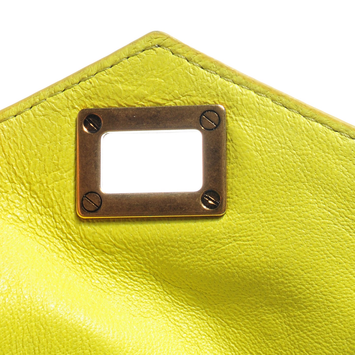Leather PS1 Tote Citron