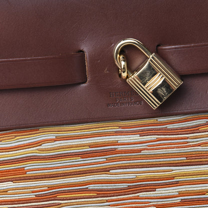 Hermes Barenia Vibrato Herbag 30 PM Orange 6 of 15