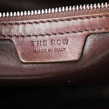 The Row Calfskin Allie Bag Burgundy 6 of 9