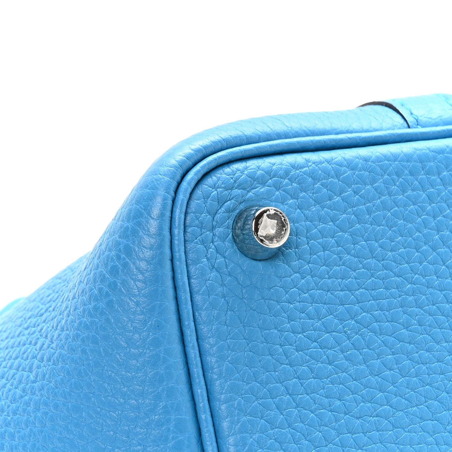 Hermes Taurillon Clemence Picotin Lock 18 PM Bleu Frida 9 of 13