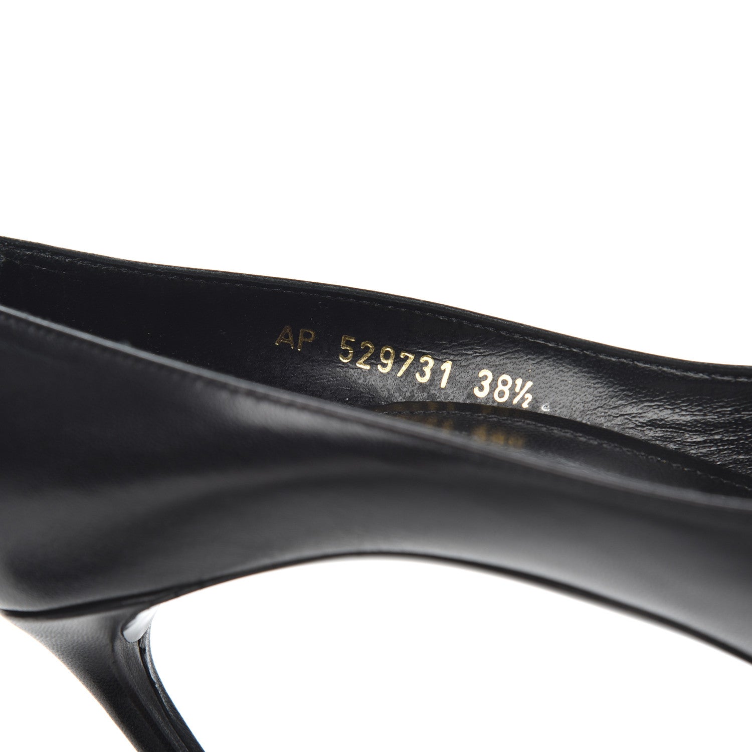 Saint Laurent Calfskin Zoe 85 Pumps 38.5 Black 8 of 11