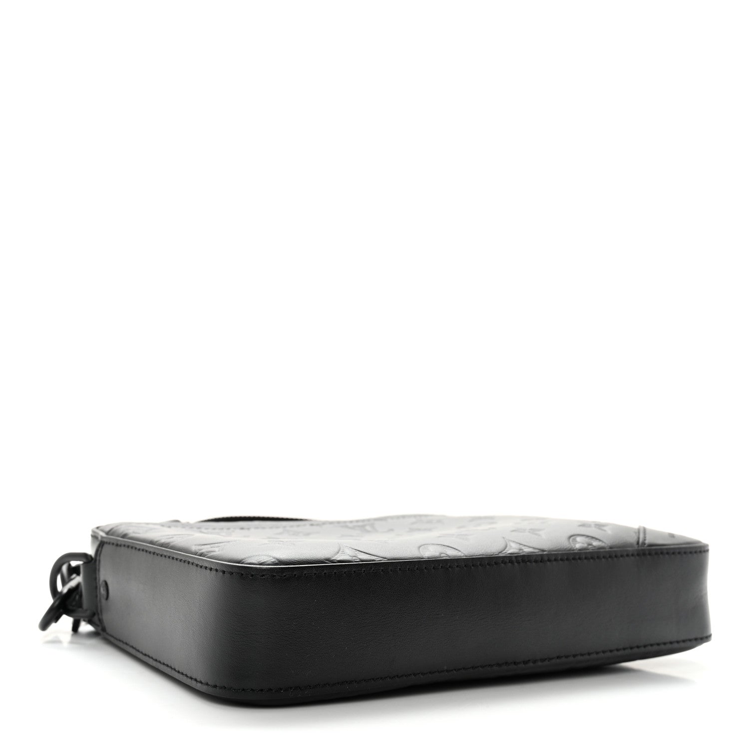 Louis Vuitton Calfskin Monogram Shadow Duo Messenger Black 5 of 13