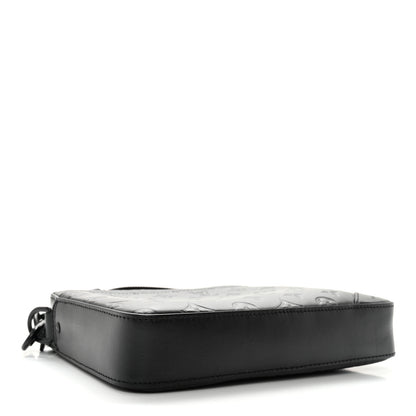 Louis Vuitton Calfskin Monogram Shadow Duo Messenger Black 5 of 13