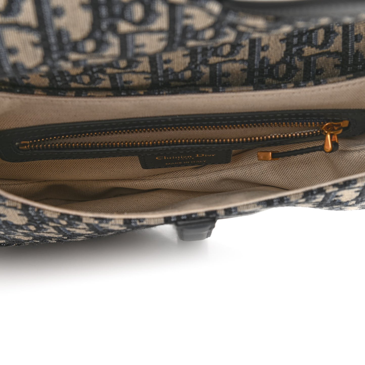 Oblique Saddle Bag Blue