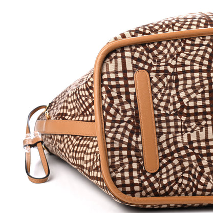 MCM Visetos Large Liz Reversible Shopper Tote Cognac 11 of 13