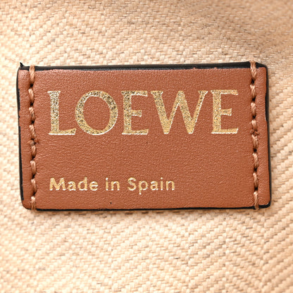 Loewe Jacquard Anagram Calfskin Pouch Tan 6 of 7
