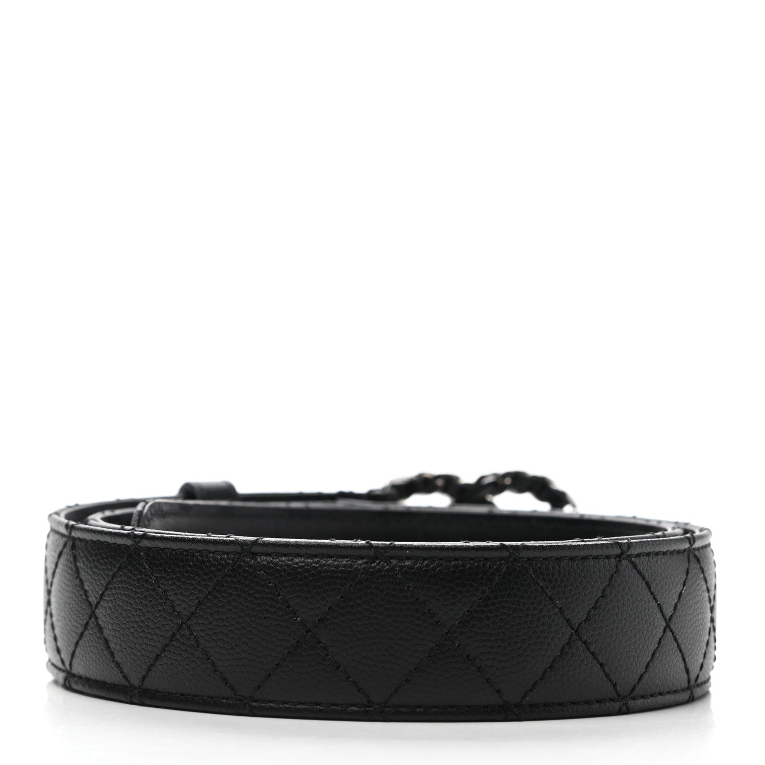 Chanel Caviar Quilted CC Chain Belt 85 34 Black 2 of 8
