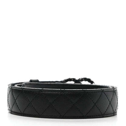 Chanel Caviar Quilted CC Chain Belt 85 34 Black 2 of 8