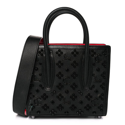Christian Louboutin Calfskin Spikes Loubinthesky Mini Paloma Black 1 of 10
