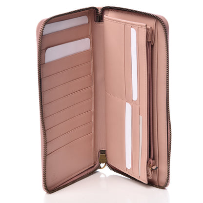 Gucci Calfskin Matelasse GG Marmont Zip Around Organizer Wallet Perfect Pink 5 of 11