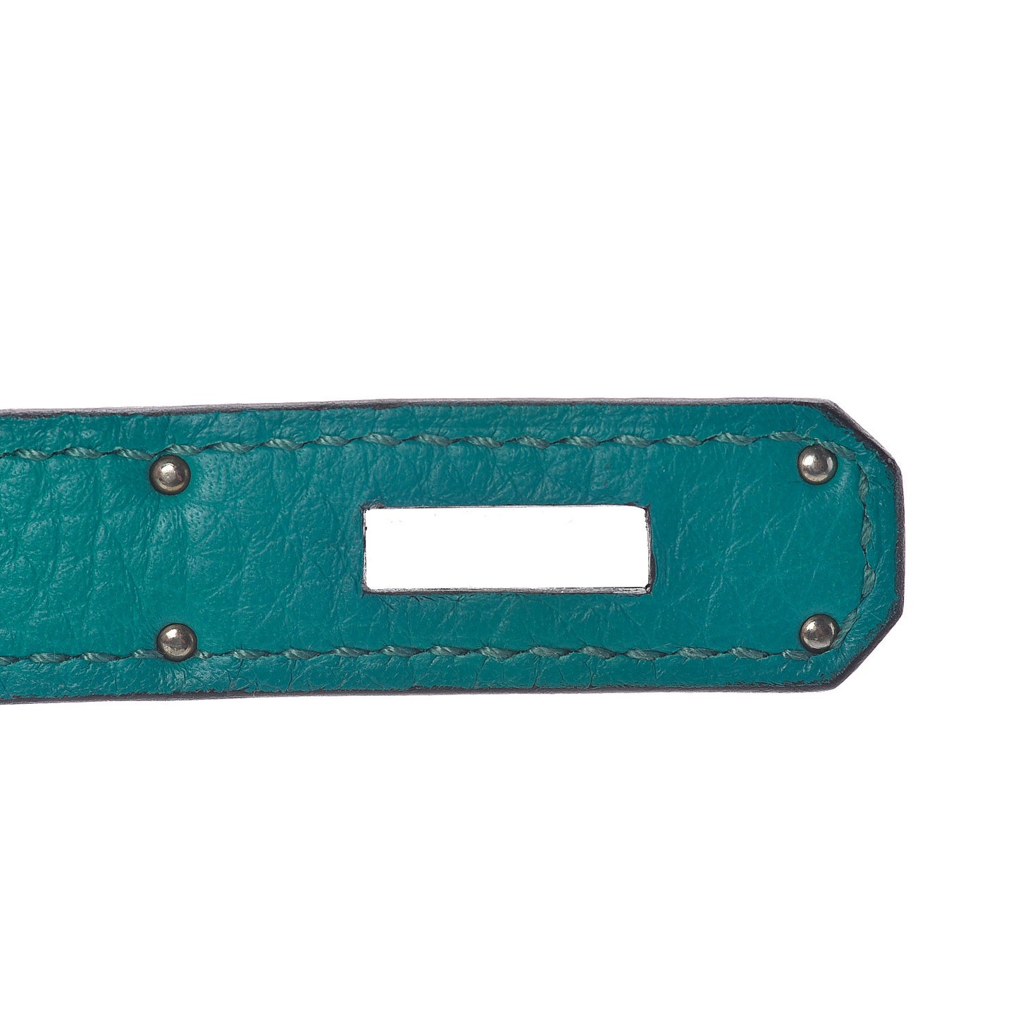 Taurillon Clemence Birkin 30 Bleu Paon