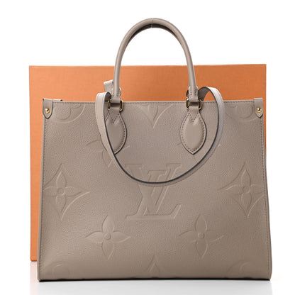 Louis Vuitton Empreinte Monogram Giant Onthego MM Tourterelle 11 of 11