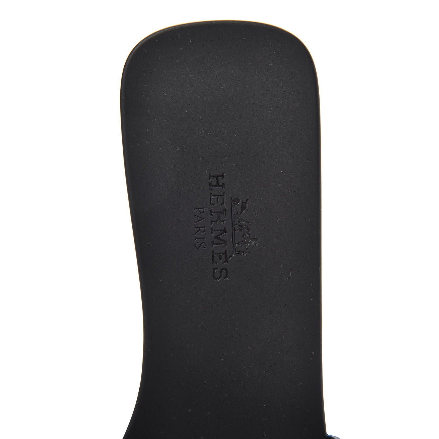 Hermes Rubber Aloha Sandals 36 Black 6 of 8