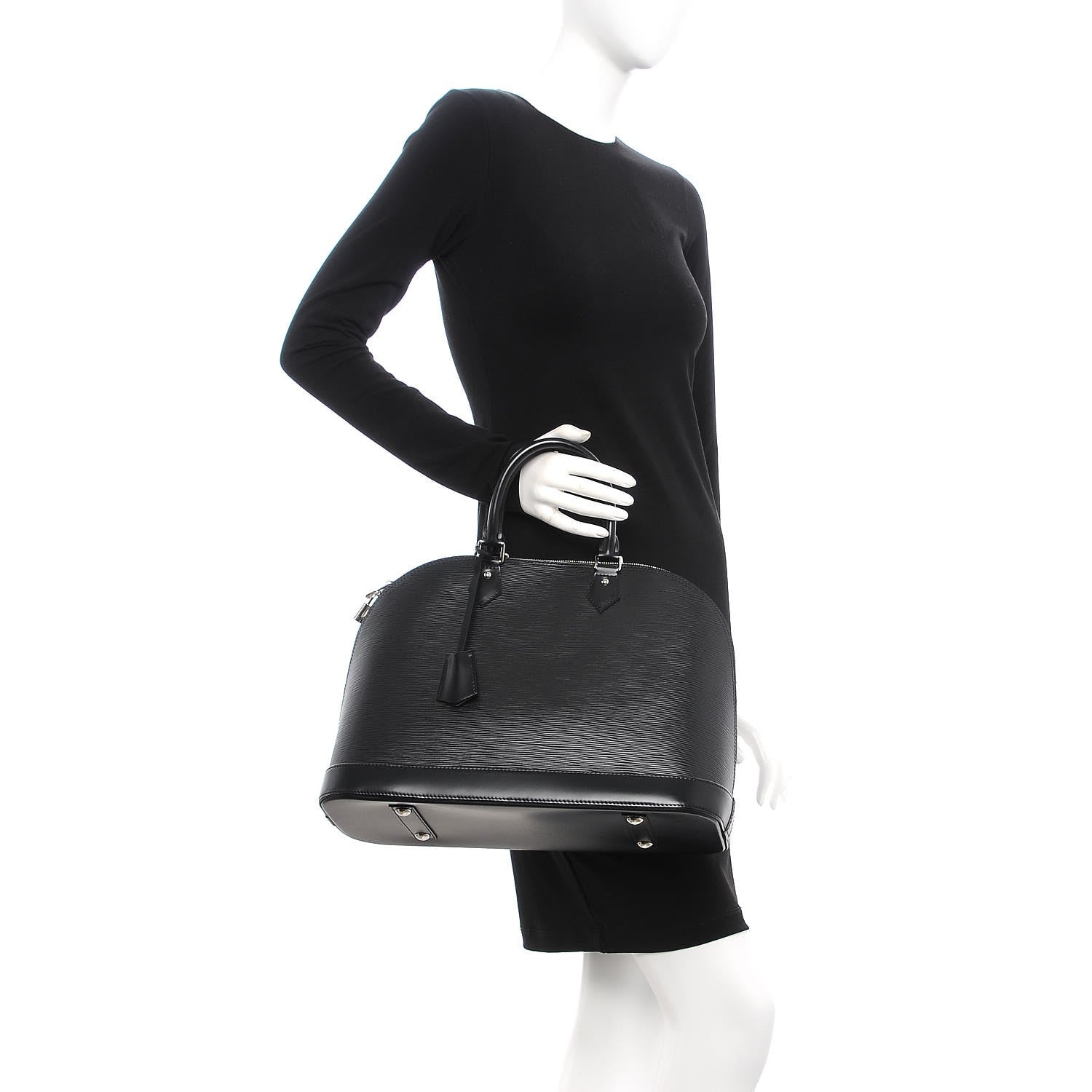 Louis Vuitton Epi Alma GM Black 2 of 6