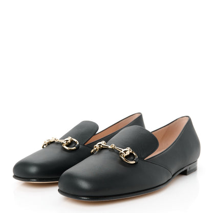 Gucci Calfskin Horsebit Loafers 37 Black 4 of 10