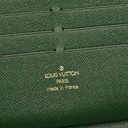 Louis Vuitton Monogram Groom Zippy Organizer Wallet Green 6 of 7